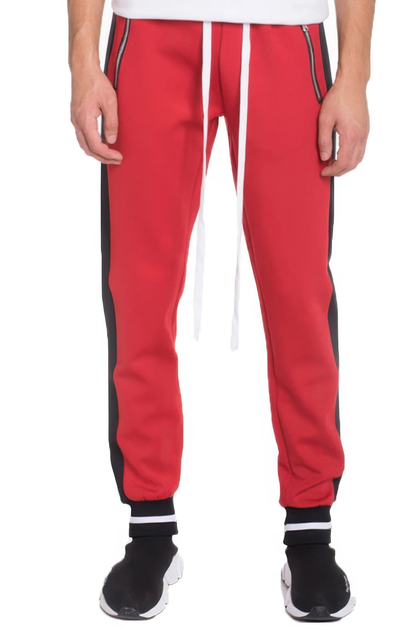 Mens Heavy Weight Single Stripe Jogger