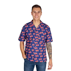 Men's Jubilee Union Jack British Flag Costume Shirt