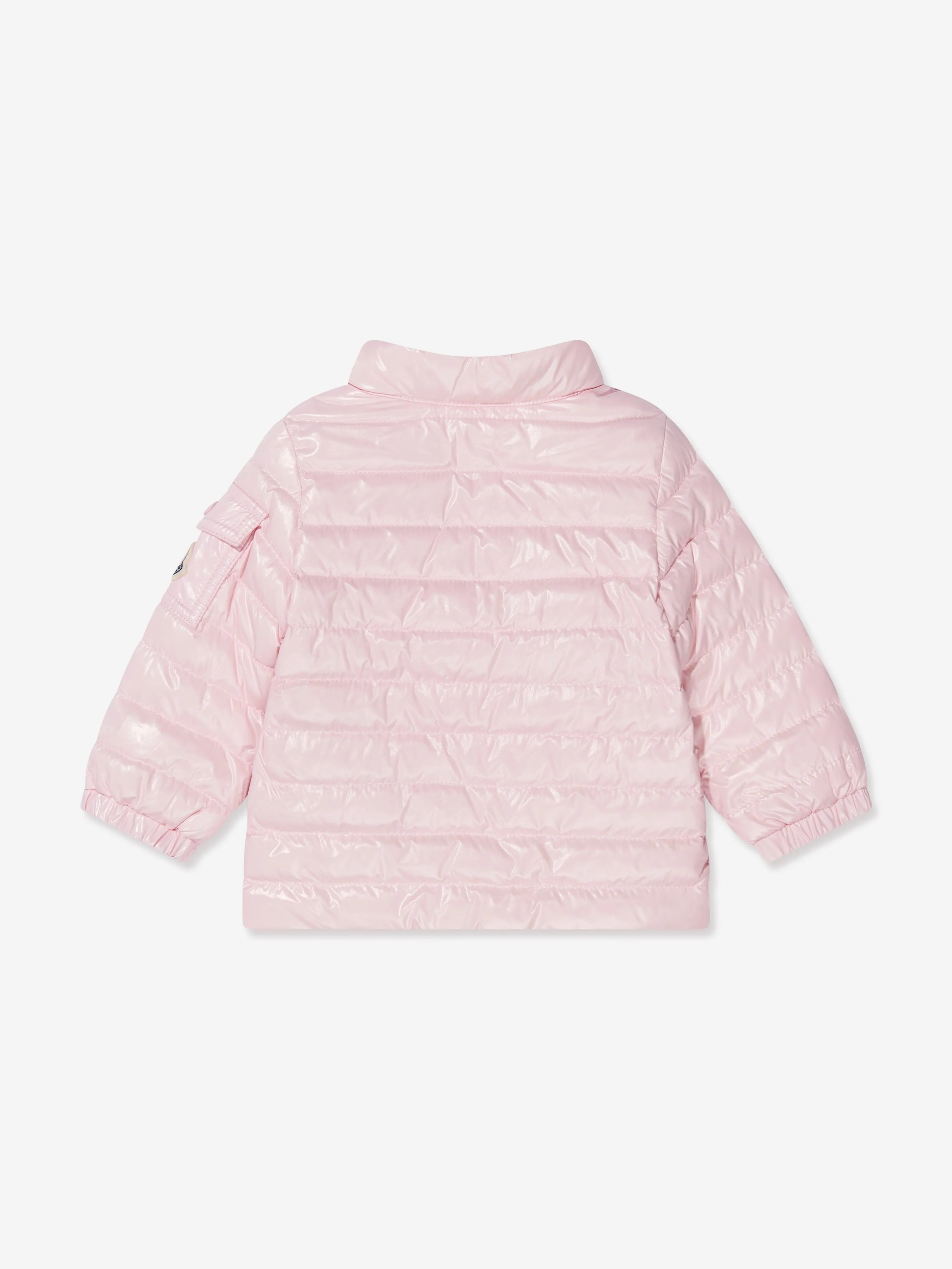 Moncler Enfant Baby Girls Down Padded Paulas Jacket in Pink