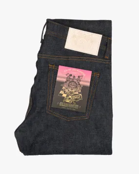 Naked & Famous Denim Weird Guy Regular Tapered Mens Jeans - Dia De Los Muertos Selvedge