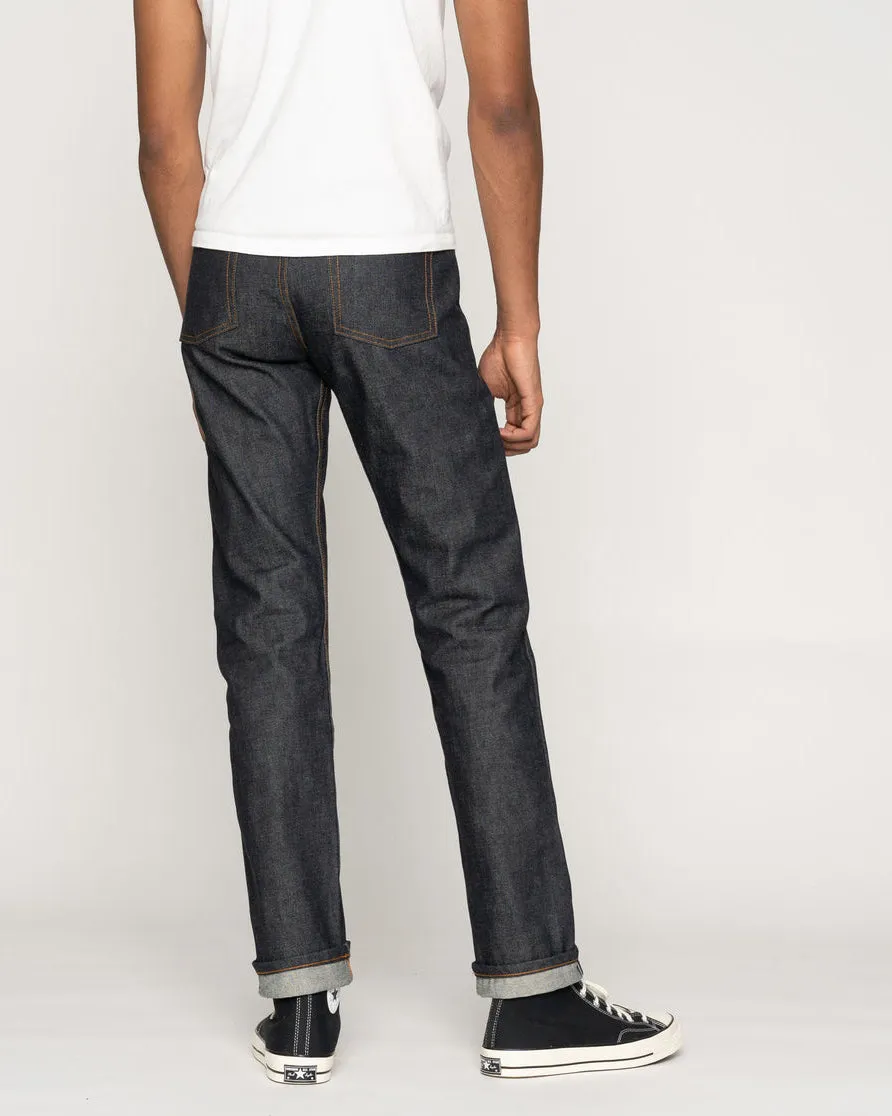 Naked & Famous Denim Weird Guy Regular Tapered Mens Jeans - Dia De Los Muertos Selvedge