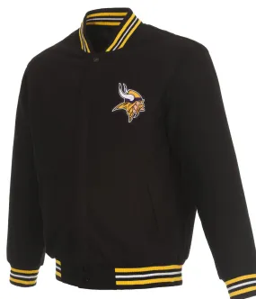 NFL Minnesota Vikings Wool Jacket For Men and Women