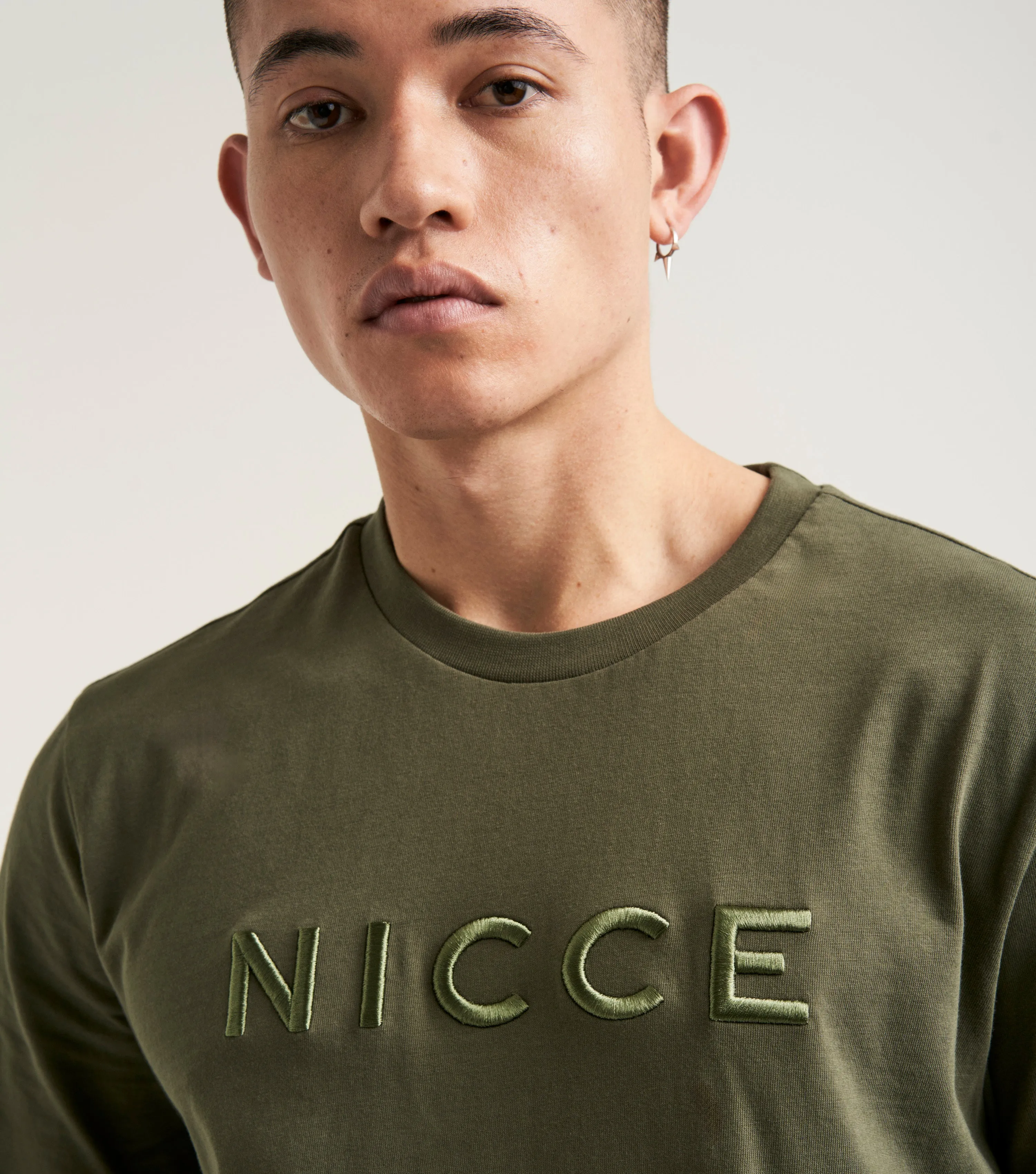 NICCE Mens Mercury T-Shirt | Juniper Green