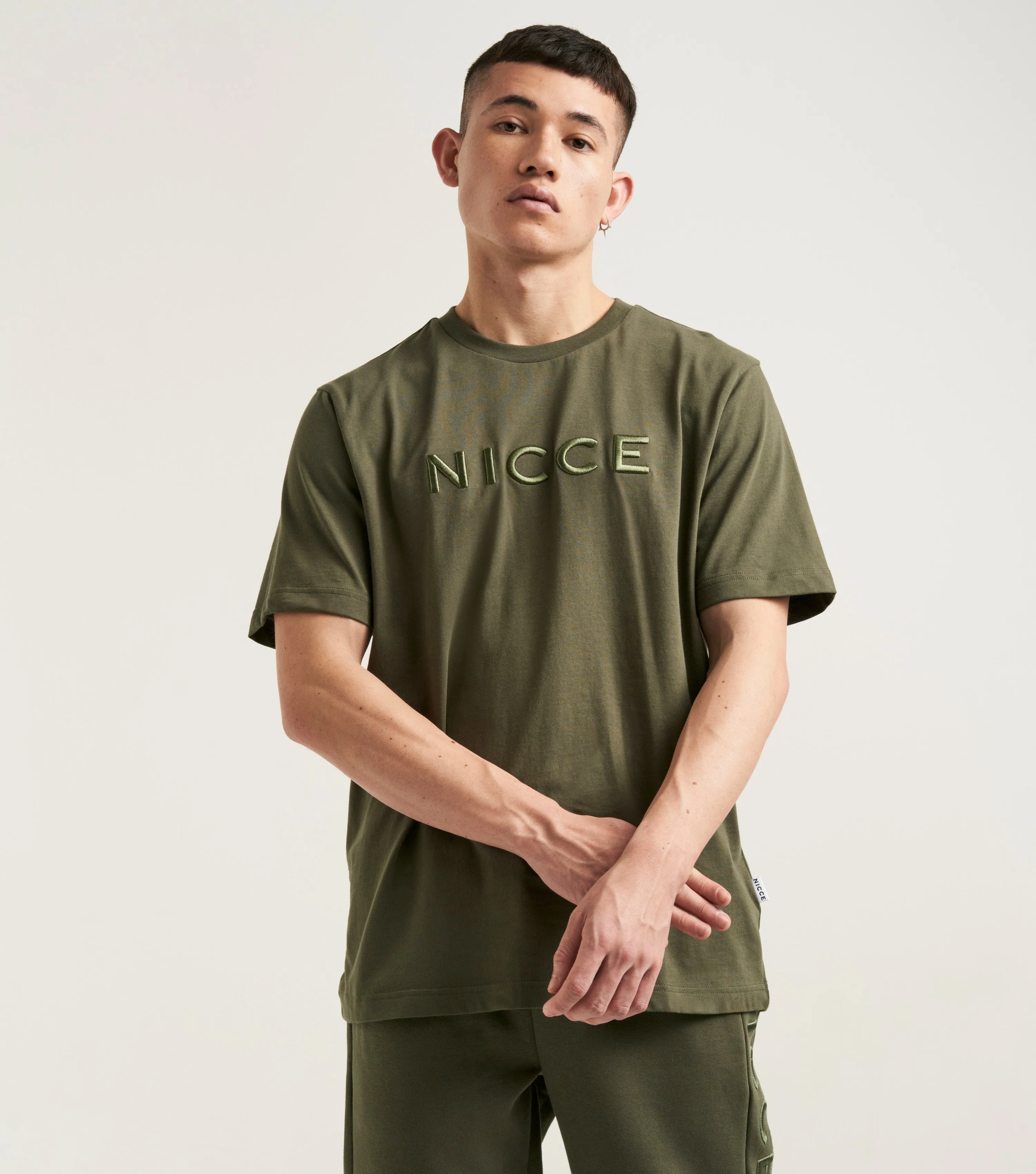 NICCE Mens Mercury T-Shirt | Juniper Green