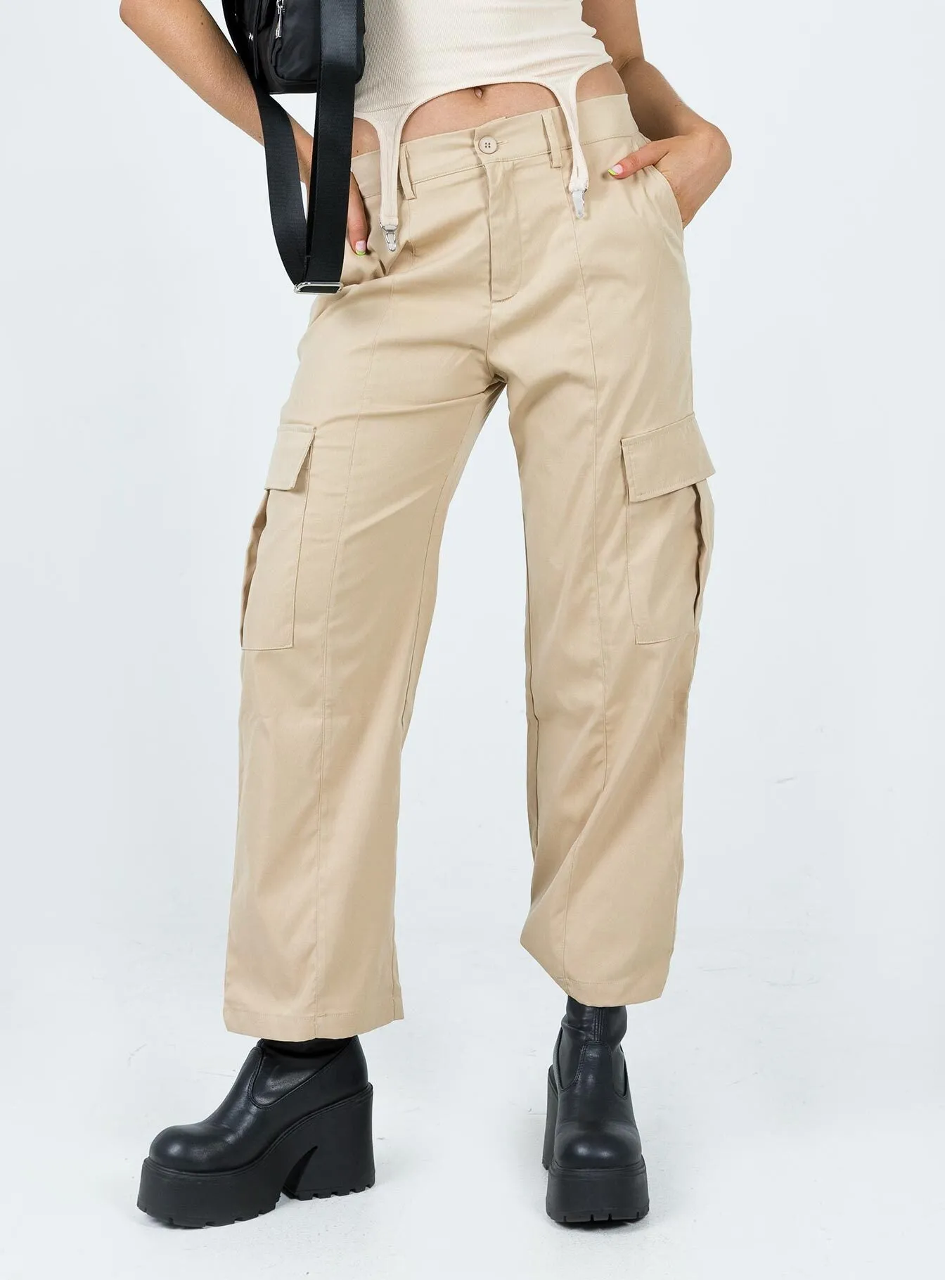 Nichols Cargo Pants Beige