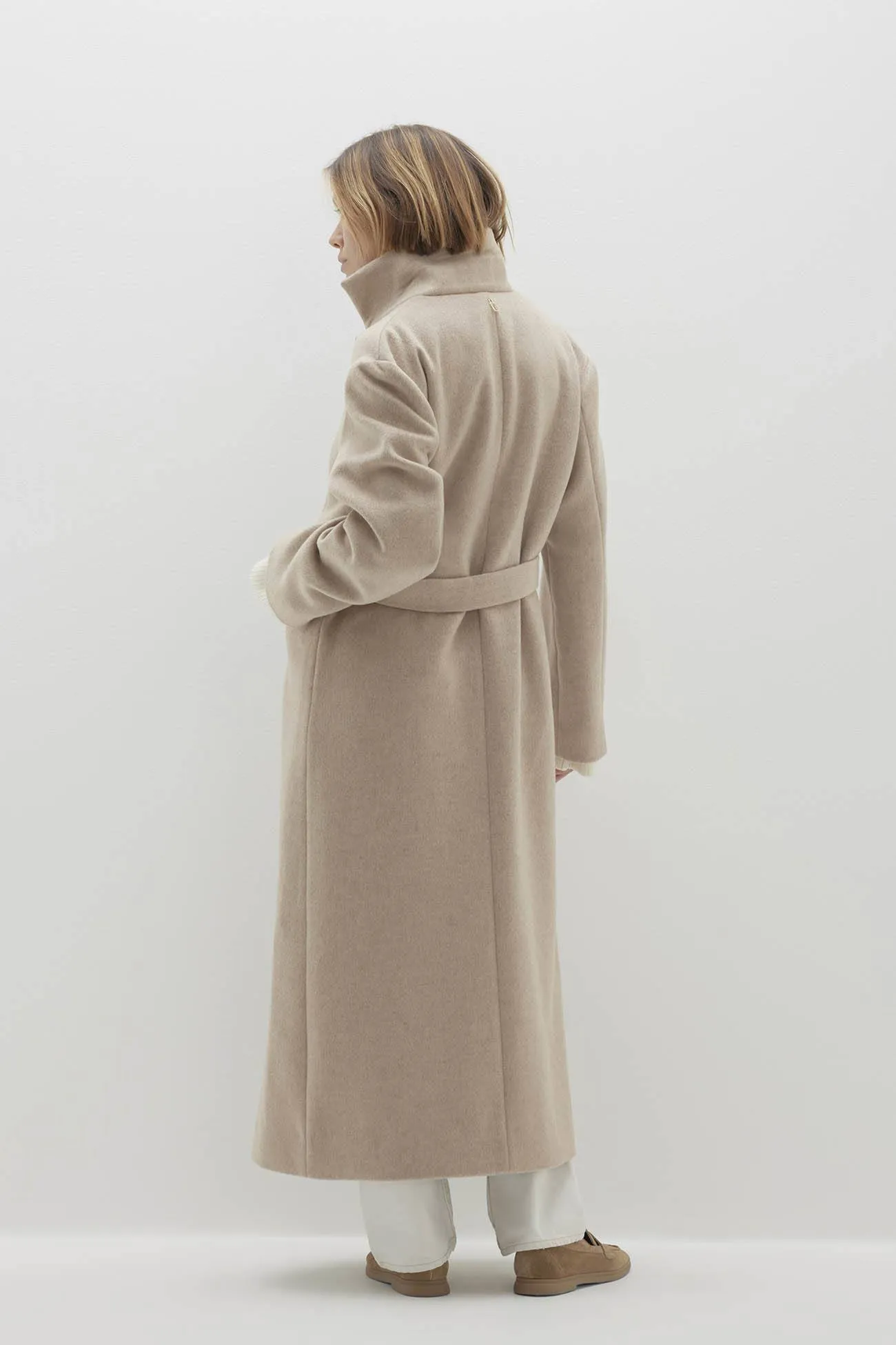 OTTILIE LONG WOOL BLEND COAT