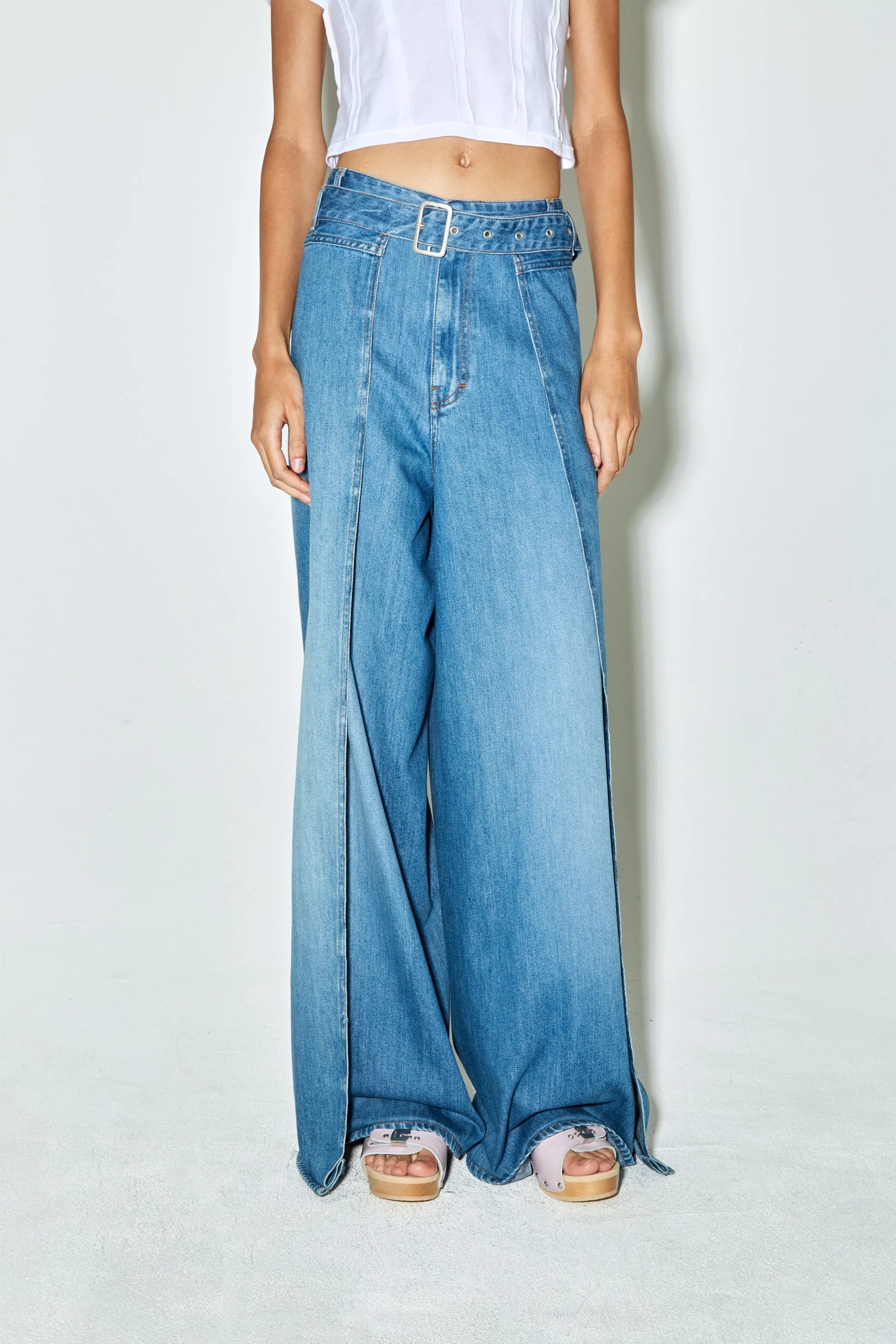 PALMSPRINGS pants mid blue