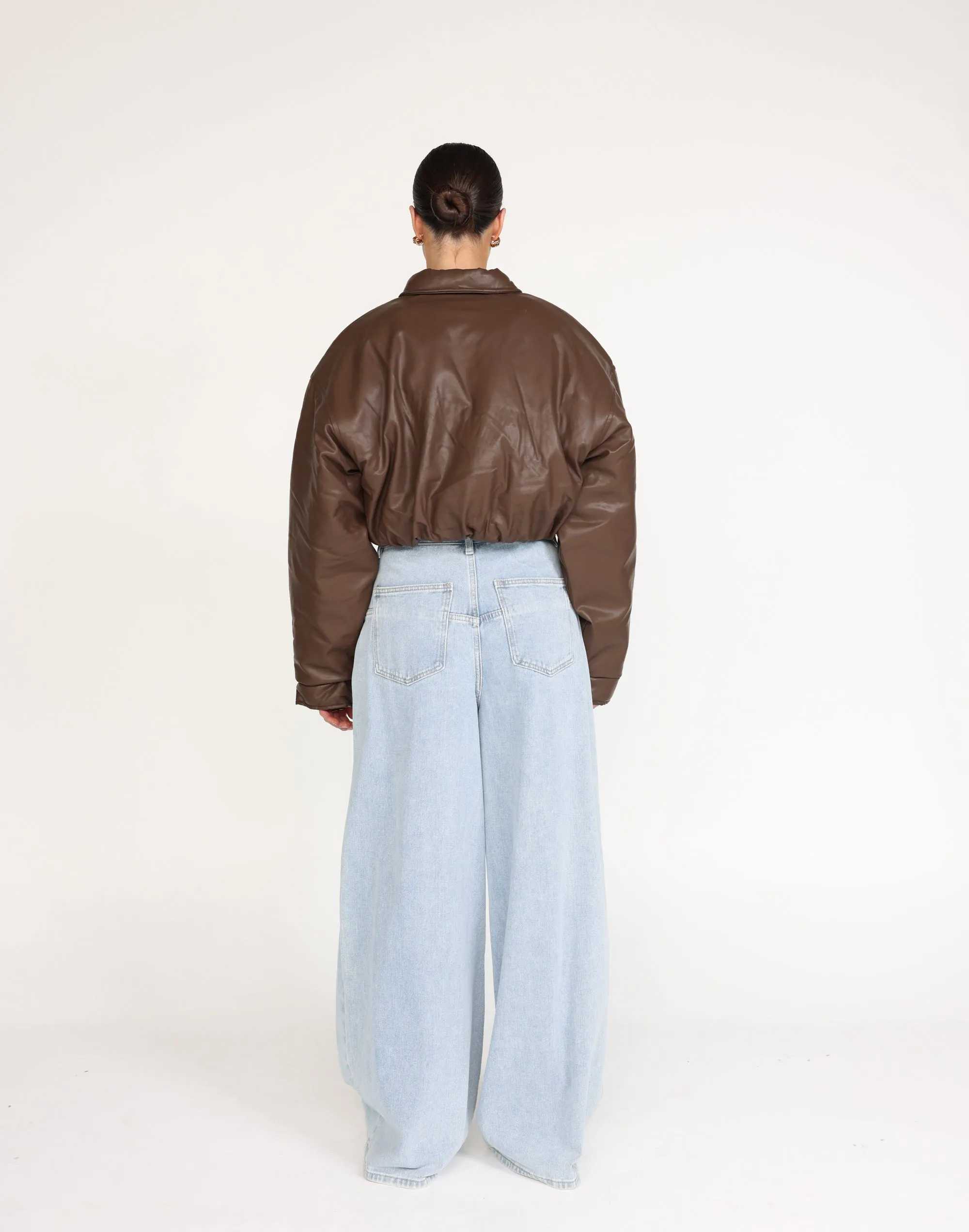 Paloma Bomber Jacket (Chocolate)