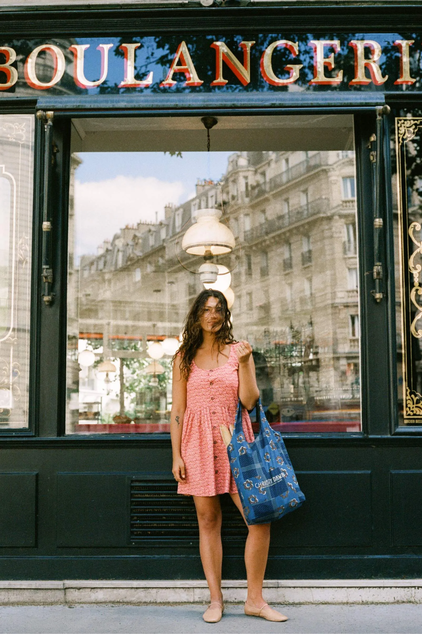 Patchwork Market Bag | Indigo Blues