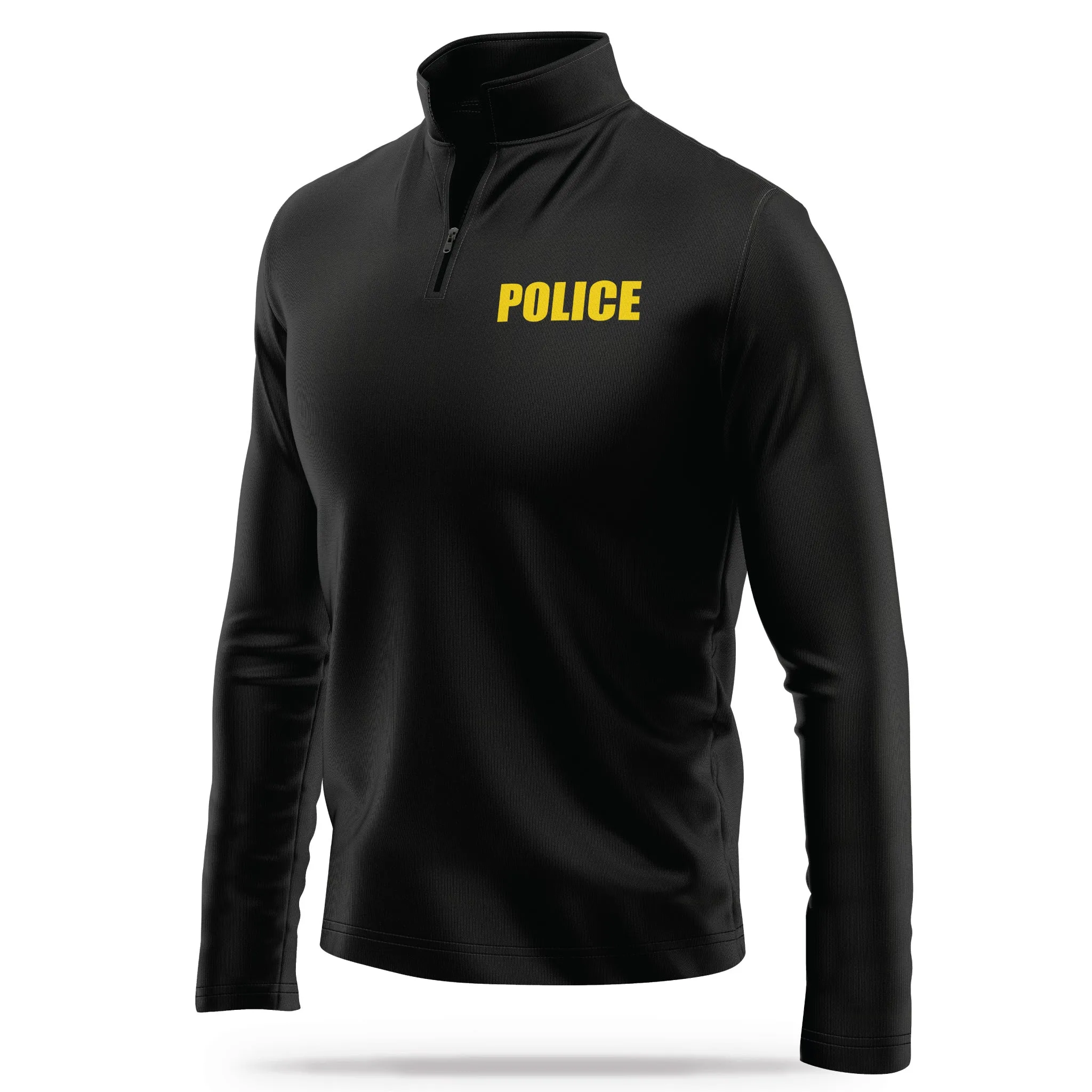 [POLICE] Performance Quarter Zip [BLK/GLD]