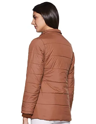 Qube By Fort Collins Women's Jacket (685AZ_Dark Tan_Medium M)