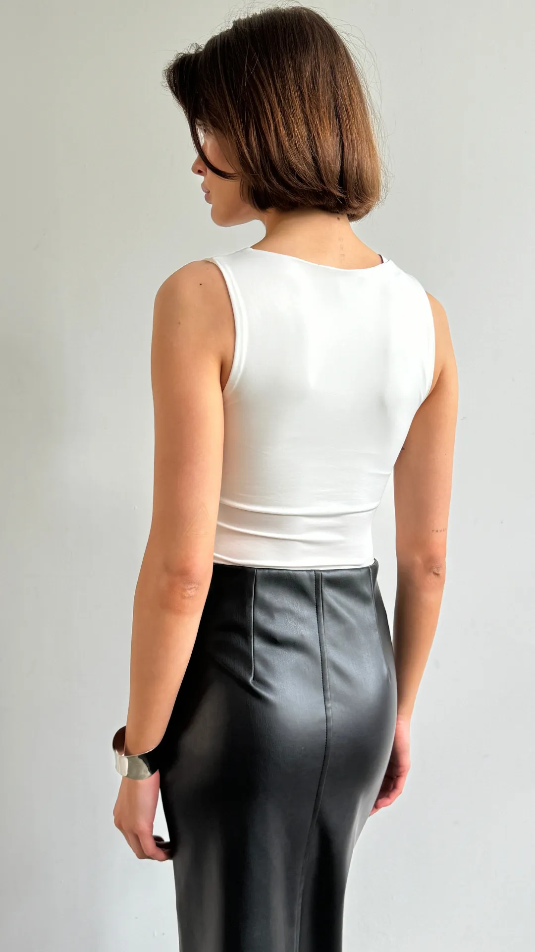 RILEY PENCIL SKIRT - BLACK