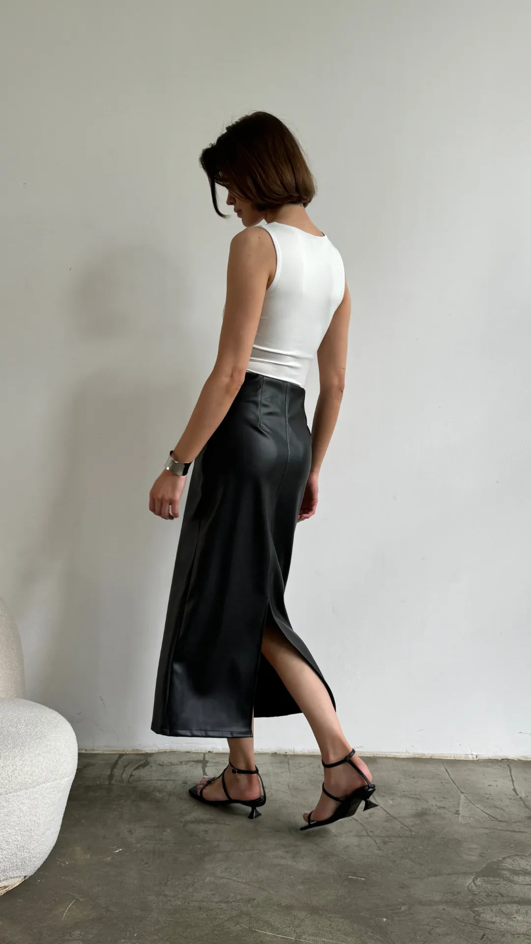 RILEY PENCIL SKIRT - BLACK