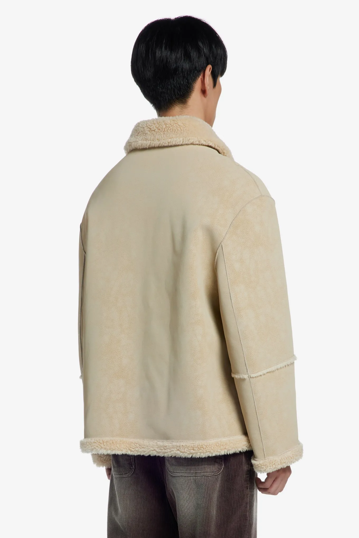 SHEARLING POCKET JACKET