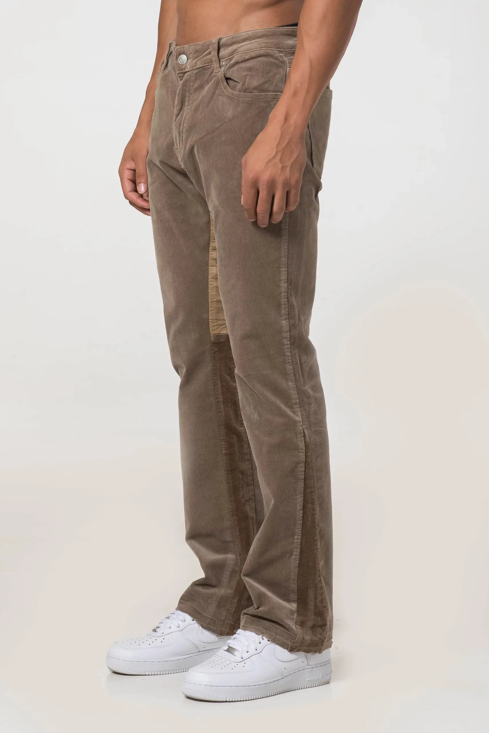 SIARR Flared Jeans Brown Cord