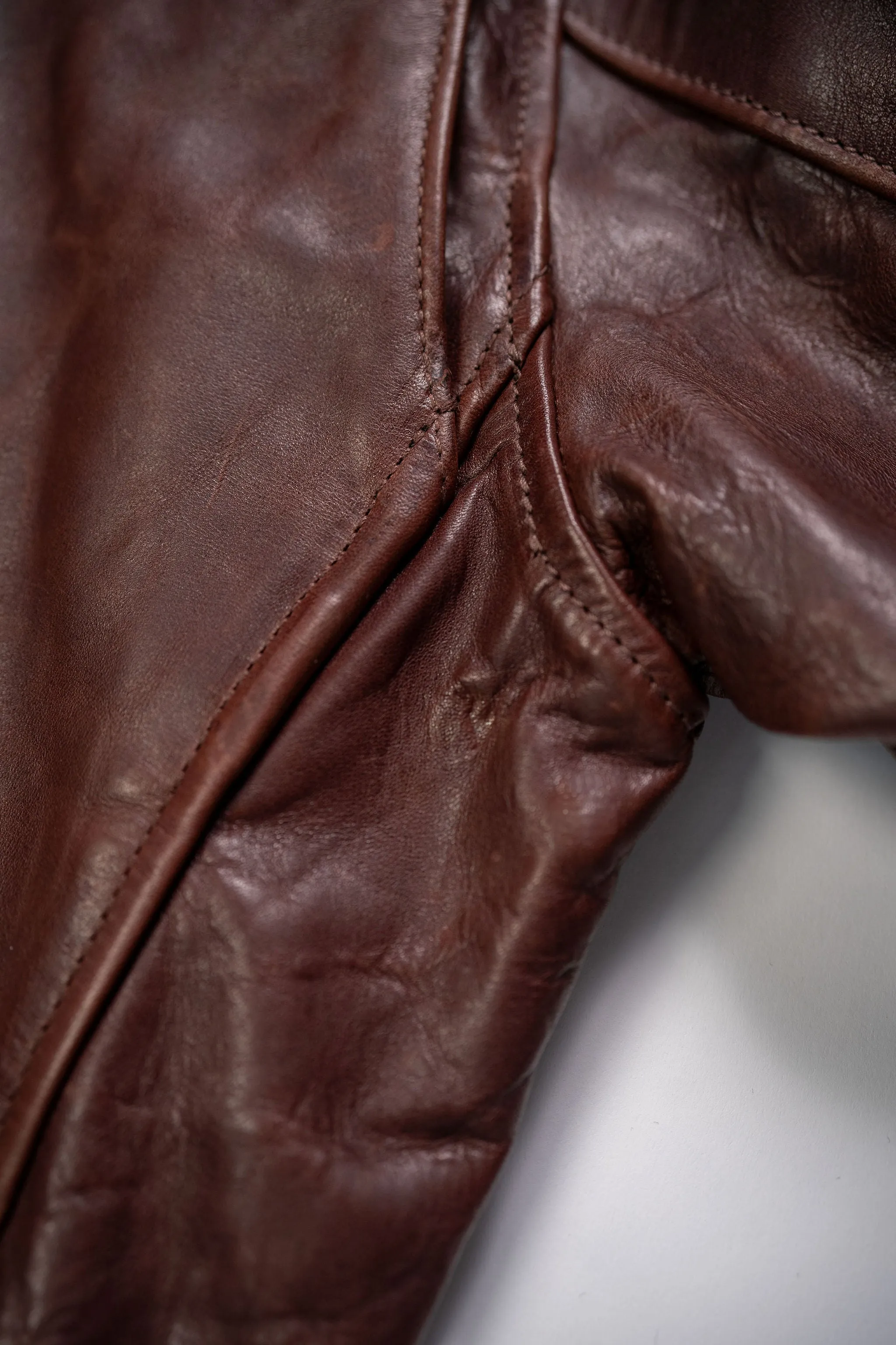 Simmons Bilt x Franklin & Poe Citywide Jacket - Japanese Brown Horsehide Leather