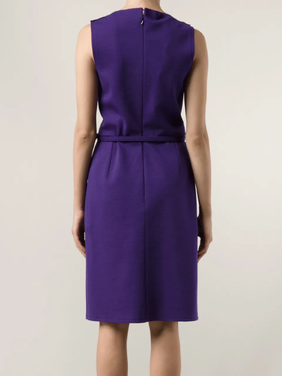 Slim Fit Dress With Belt