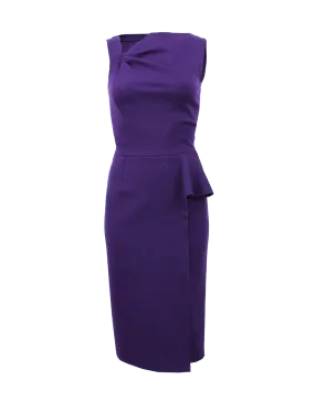 Slim Fit Dress With Belt