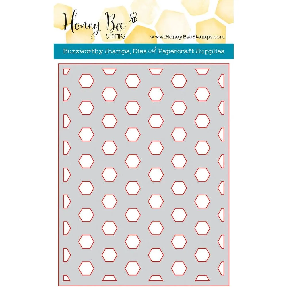 Stacking Hexagon Cover Plates - Set of 4 Honey Cuts