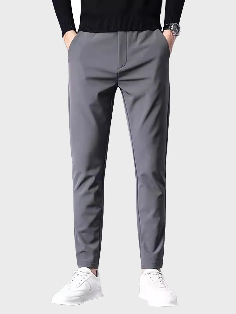 Summer Business Stretch Slim Fit Pants