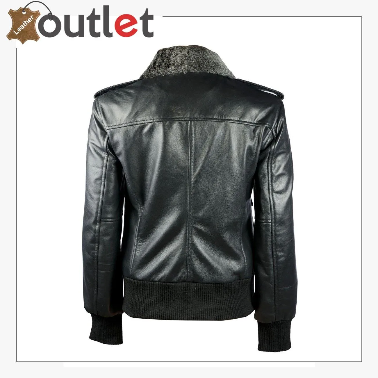 Sundance Shearling Black Bomber Womens Leather Jacket