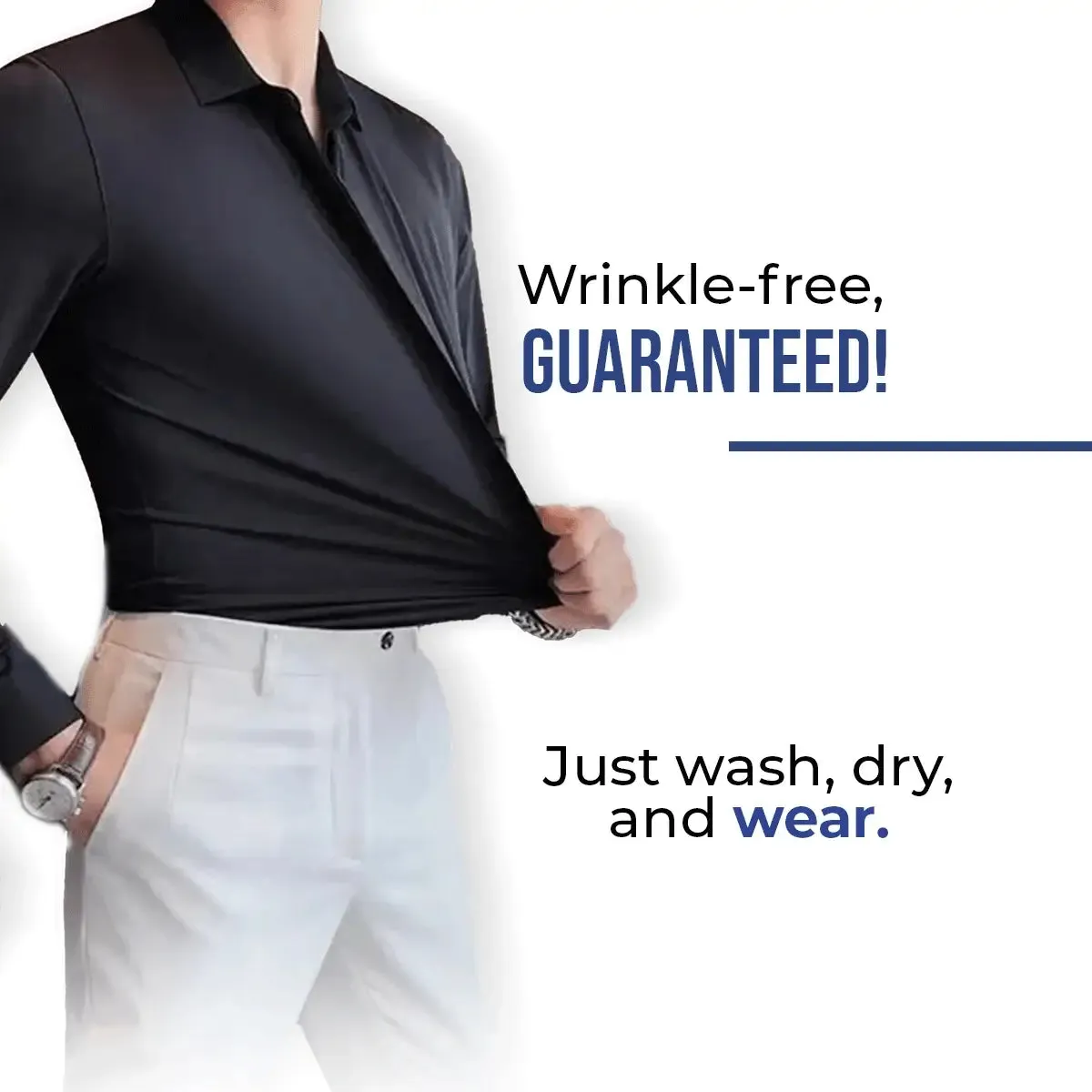 UltraTech™ Slim Fit Men's Dress Shirt (Buy 1, Get 1 Free)