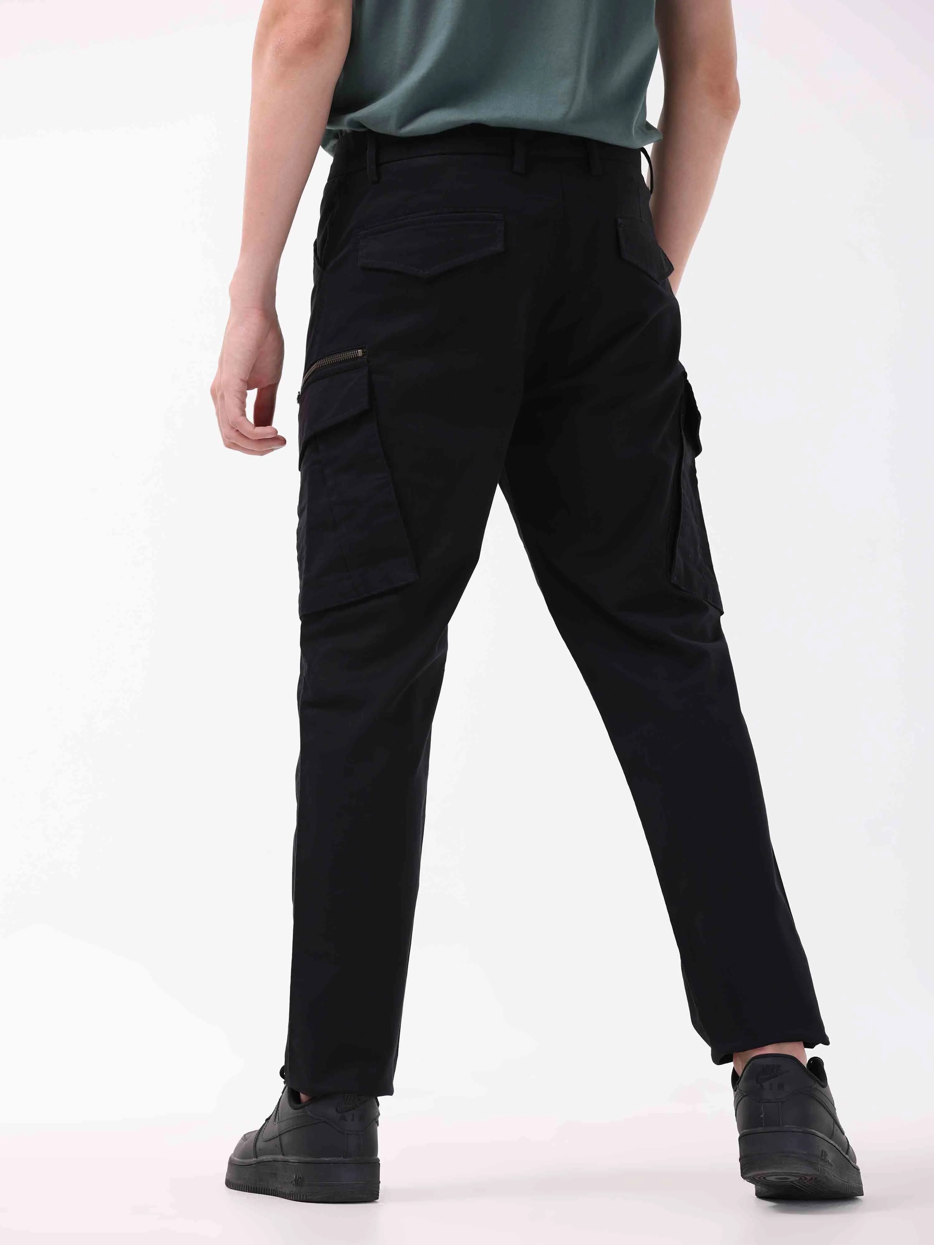 Utility Black Cargo Pant