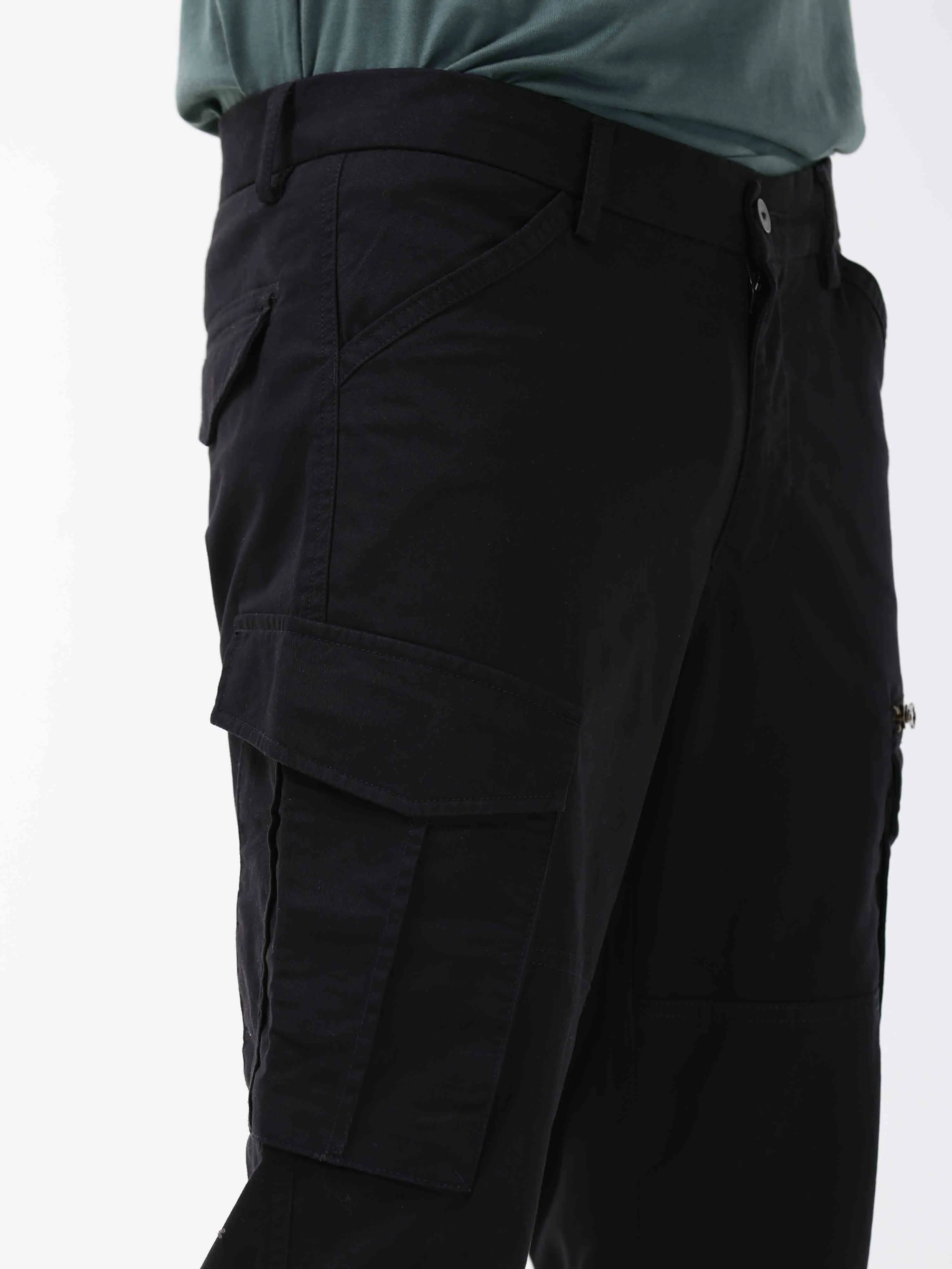 Utility Black Cargo Pant