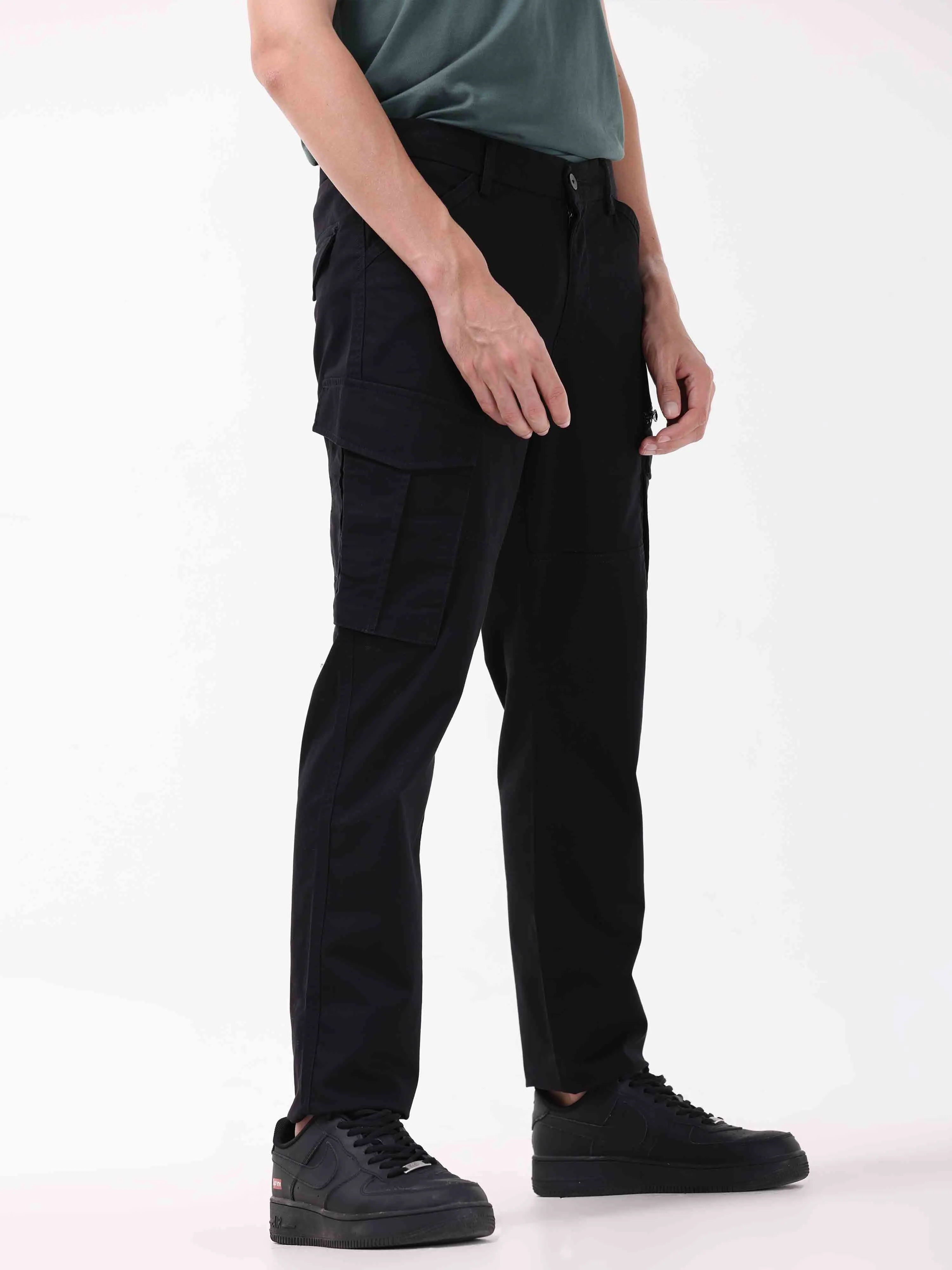 Utility Black Cargo Pant