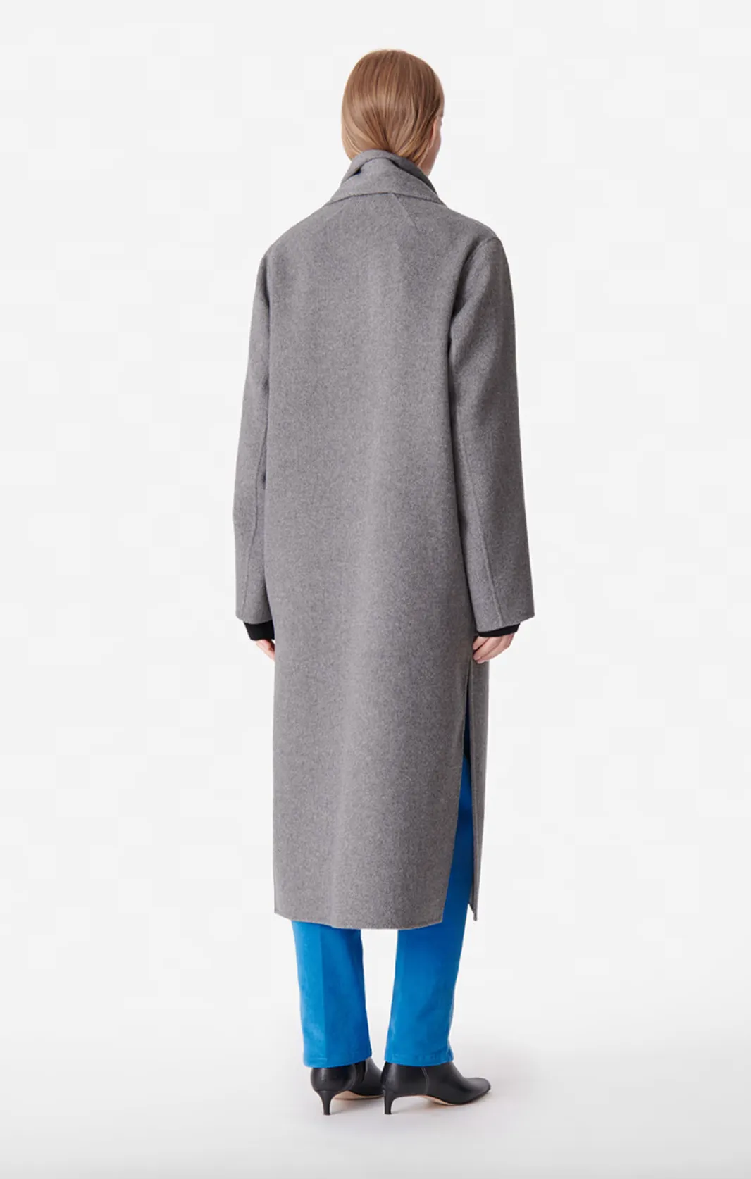 Valeran Grey Wool Coat