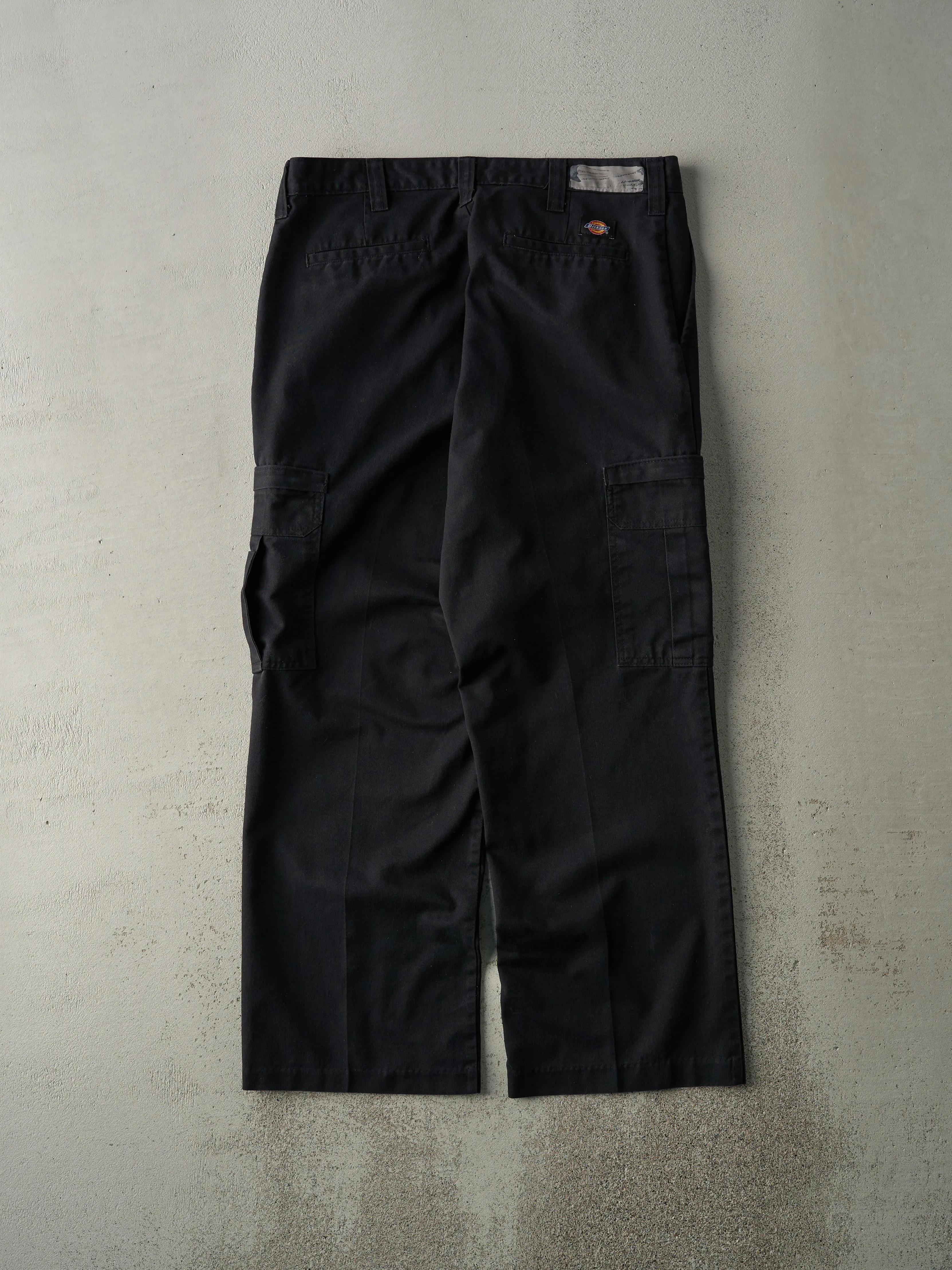 Vintage 90s Black Dickies Cargo Work Pants (35.5x29.5)