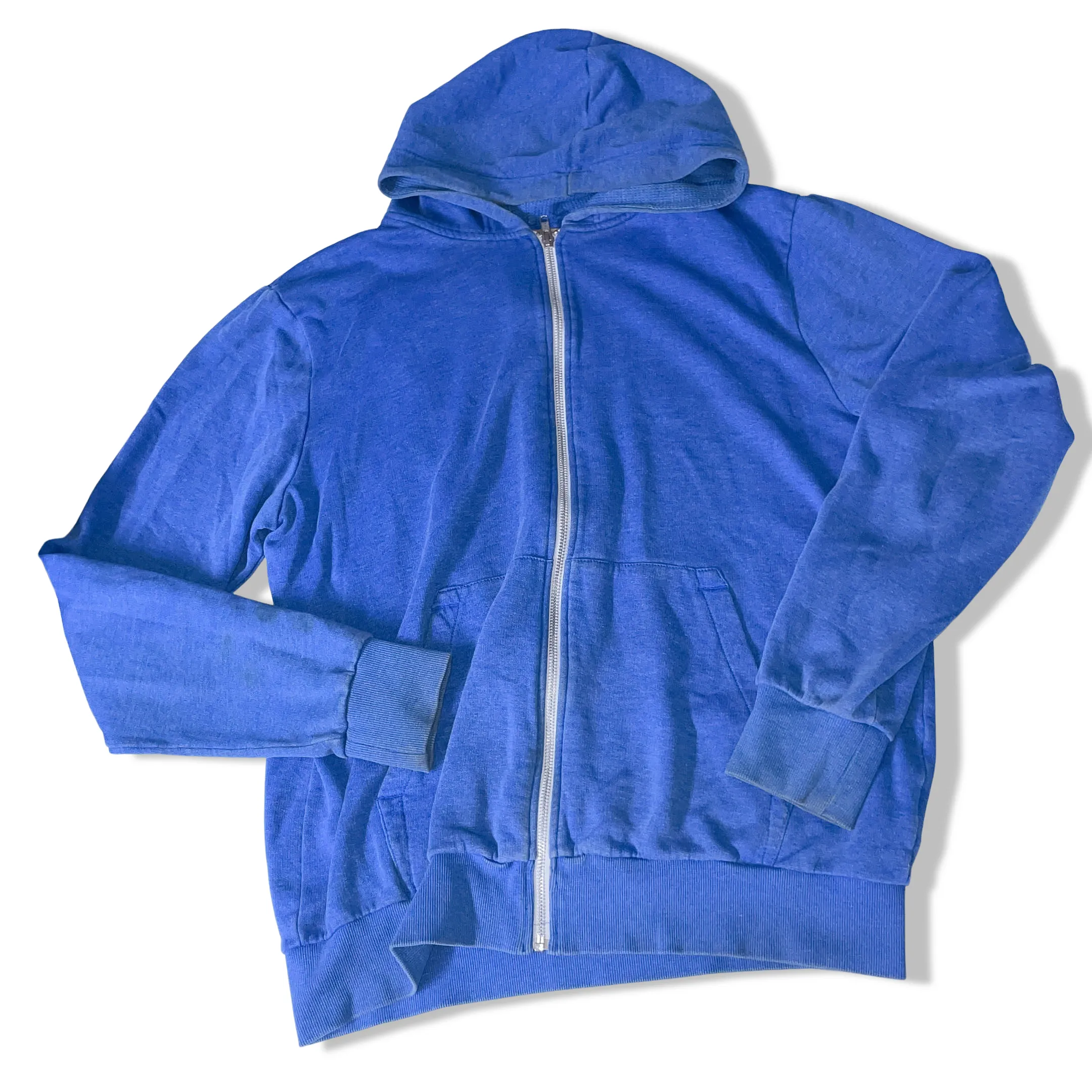 Vintage Blue medium full zip up hoodie