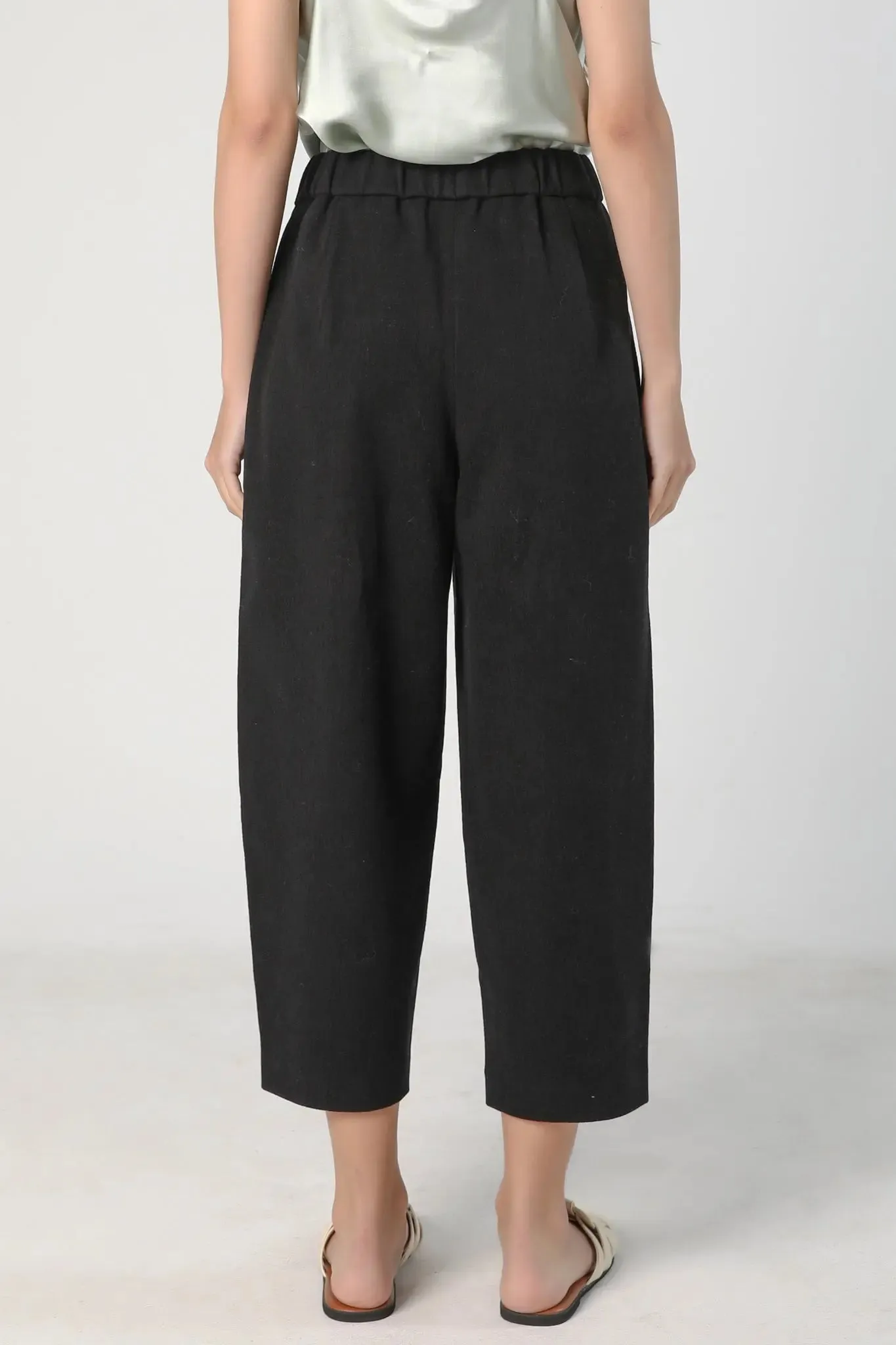 Wide Leg Cropped Pants