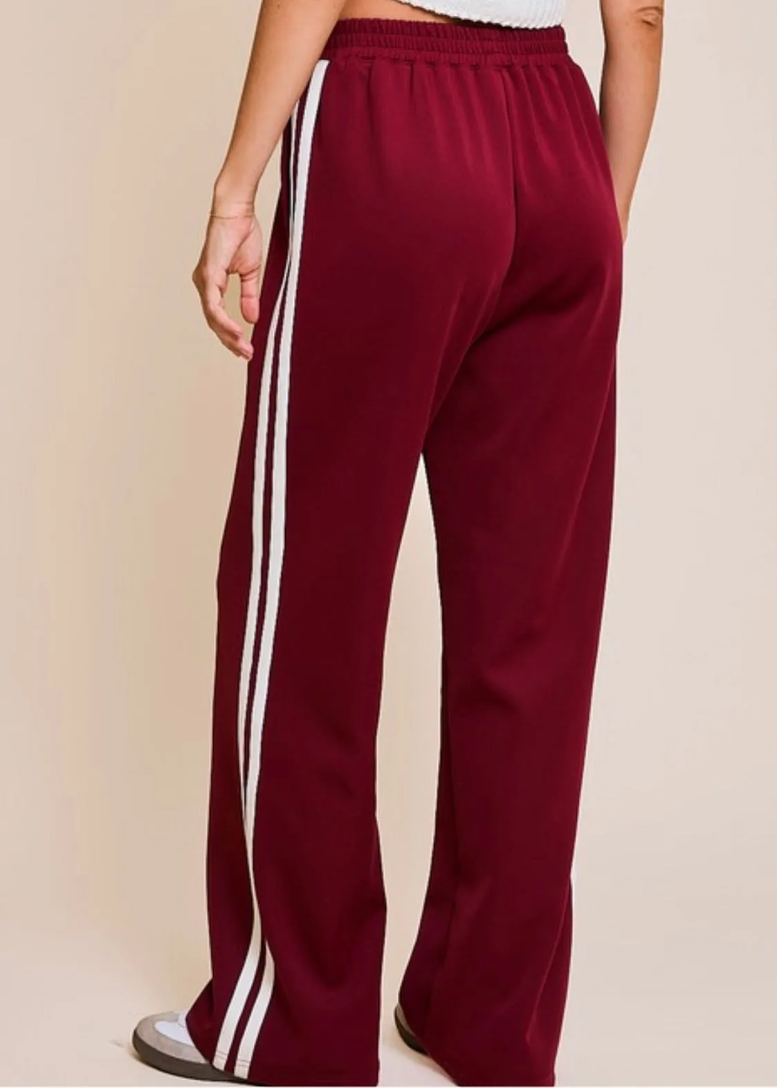 Wide Leg Track Pants