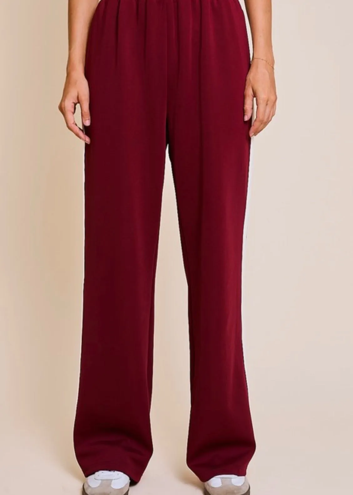 Wide Leg Track Pants