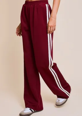 Wide Leg Track Pants