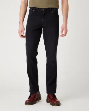 Wrangler Texas SLIM Mens Jeans - Black Crow