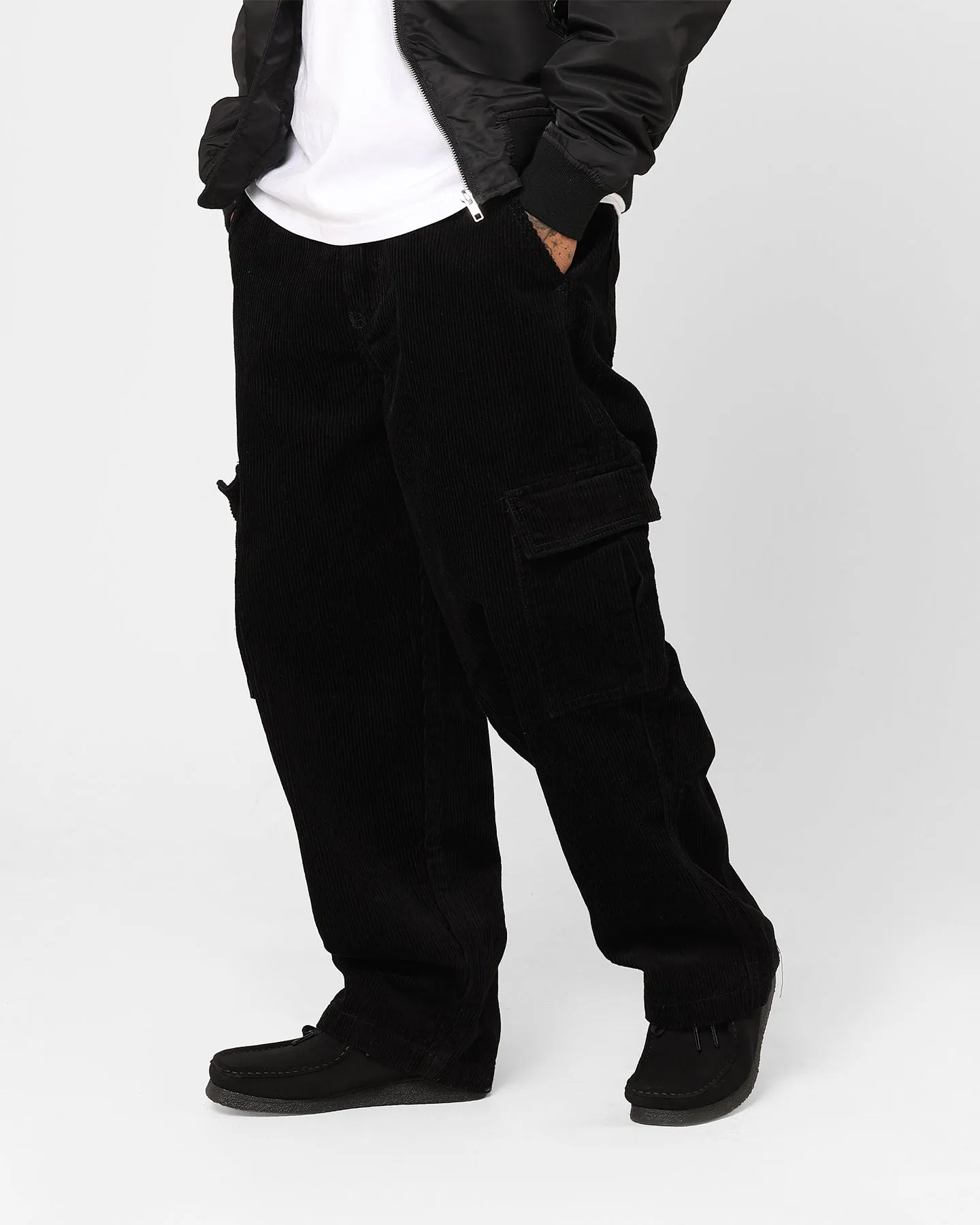 X-Large Cord 91 Cargo Pants Black