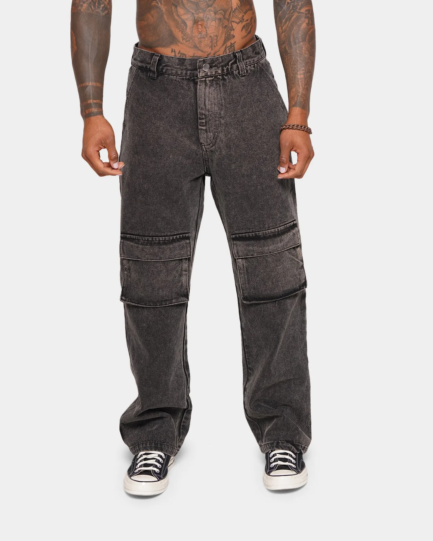 XXIII Kiran Cargo Jeans Washed Grey